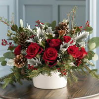 Christmas Blooms Floral Arrangement — view 3
