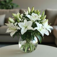 White Delight Flower Arrangement — view 4