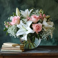 Pinking of You Flower Bouquet — view 4