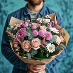 Love You Mum Charming Bouquet with Chocolate gift option