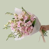 Avalon Pink Orchids Bouquet — view 4