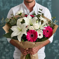 Vivid Flower Bouquet — view 2