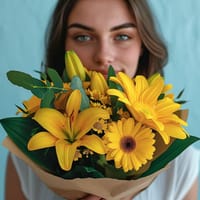 Sunny Spot Flower Bouquet — view 1