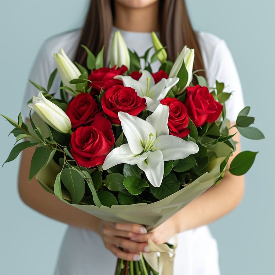 Royal Romance Lily Arrangement
