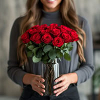 Beautiful Love Vase Arrangement — view 1