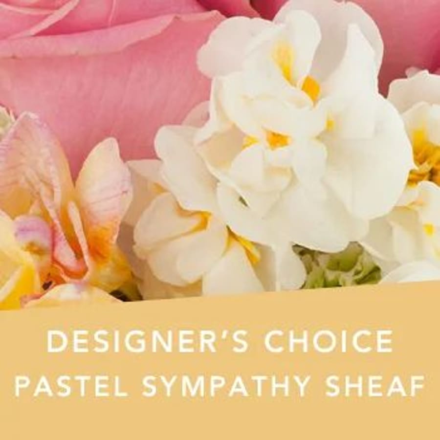 Designer's Choice Pastel Sympathy Sheaf