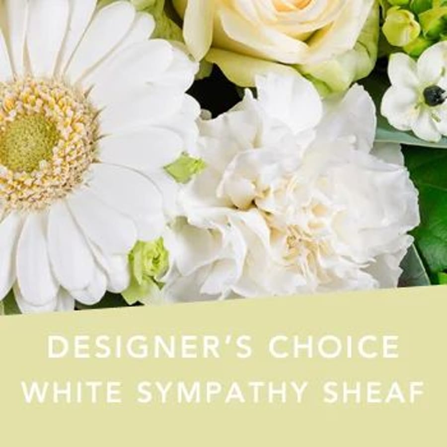 Designer's Choice White Sympathy Sheaf
