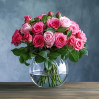 Fairytale Ending Pink Roses — view 1