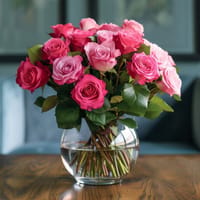 Fairytale Ending Pink Roses — view 2