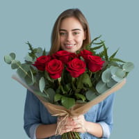 Fall in Love Rose Arrangement — view 1