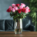 I Love You Vase Arrangement with Chocolate gift option