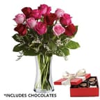 I Love You Vase Arrangement gift option