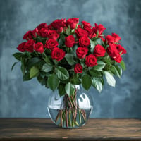 Love and Devotion Rose Arrangement — view 3
