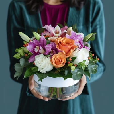 Summer Chic Purple Arrangement