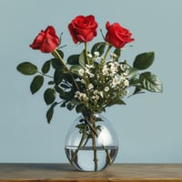 Thinking of You Rose Arrangement — view 2
