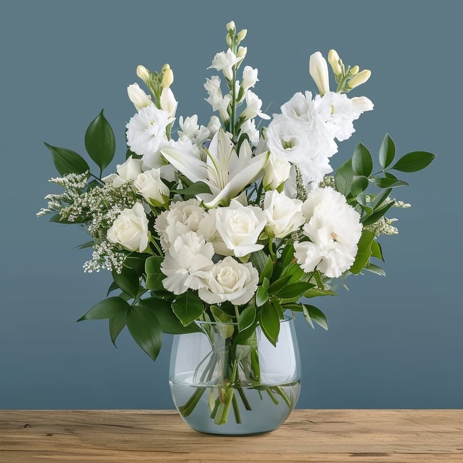 White Simplicity Flower Arrangement