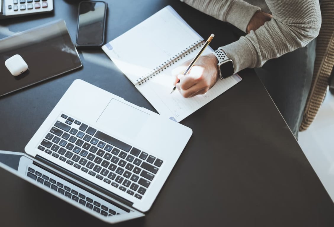 traditional employee working
