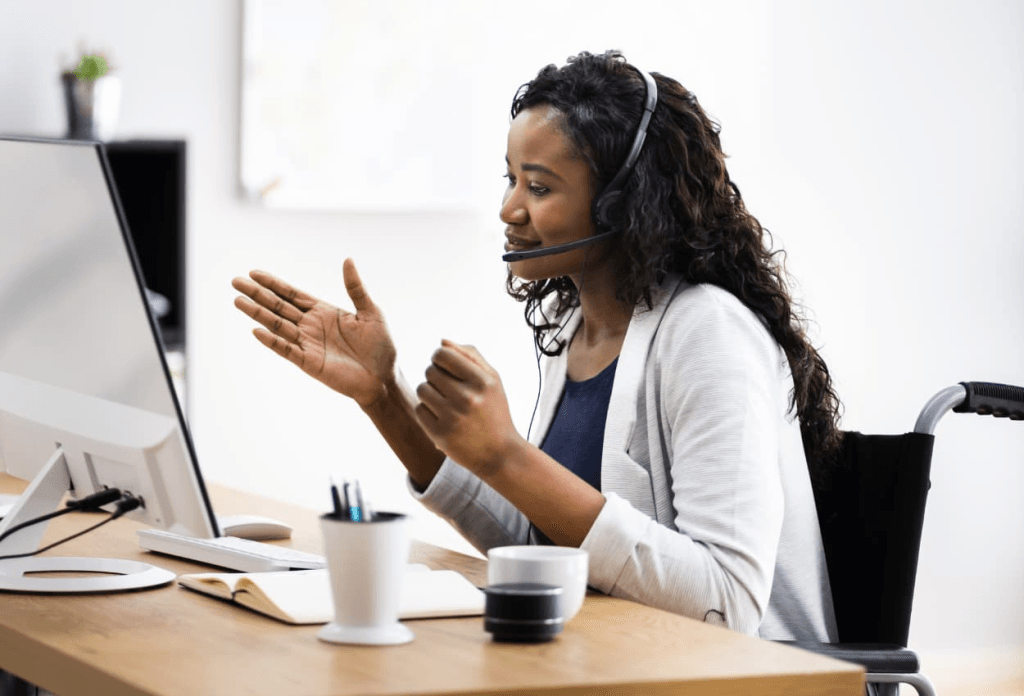 the client feels happy for employee's improved performance