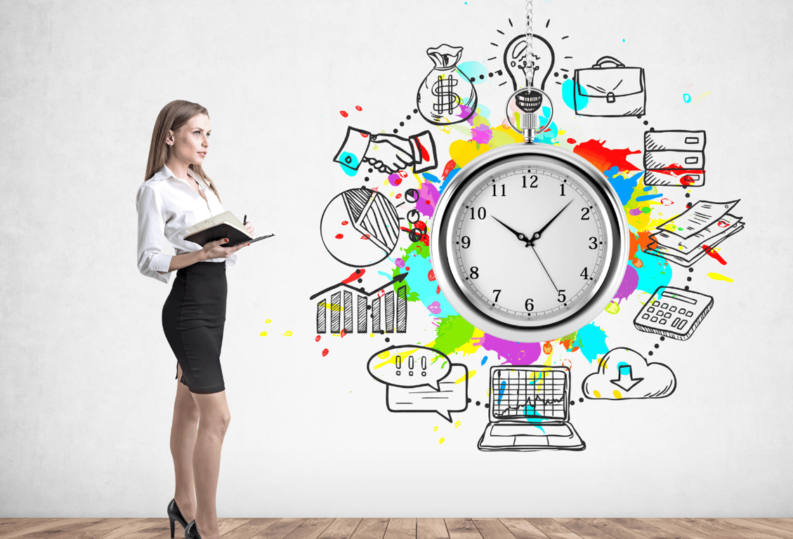 virtual assistant using time-tracking app
