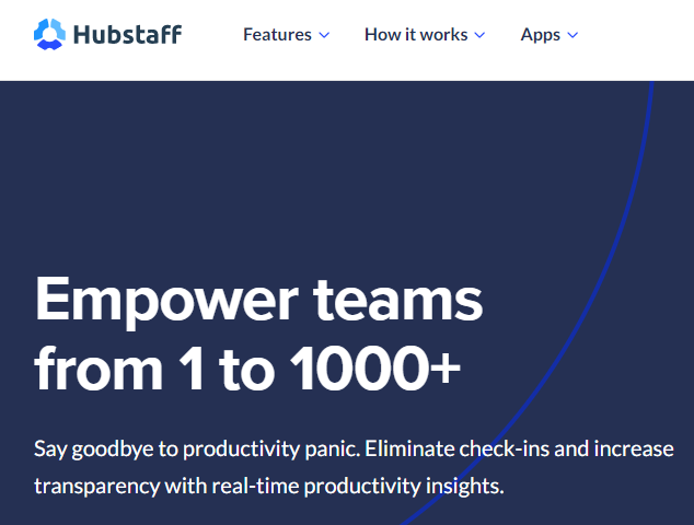 Hubstaff website