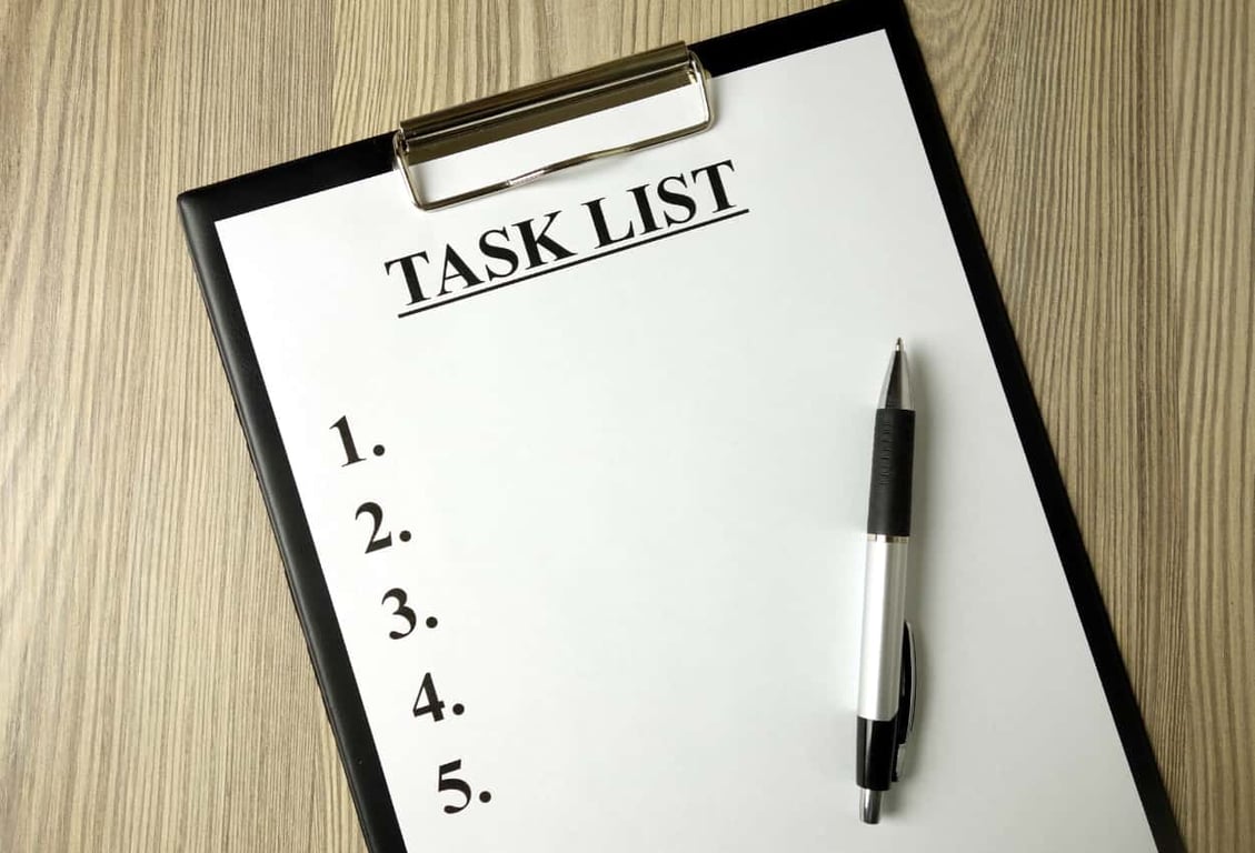 remote assistant task list