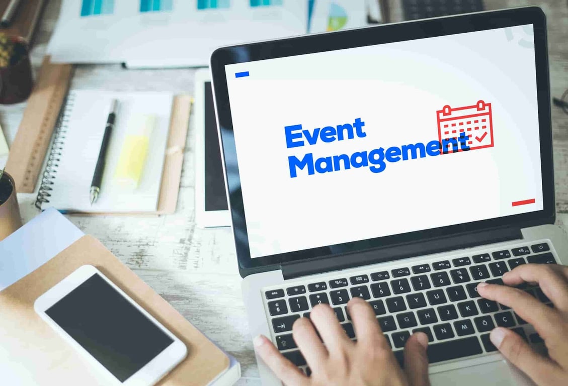 Managing events in a virtual assistant laptop