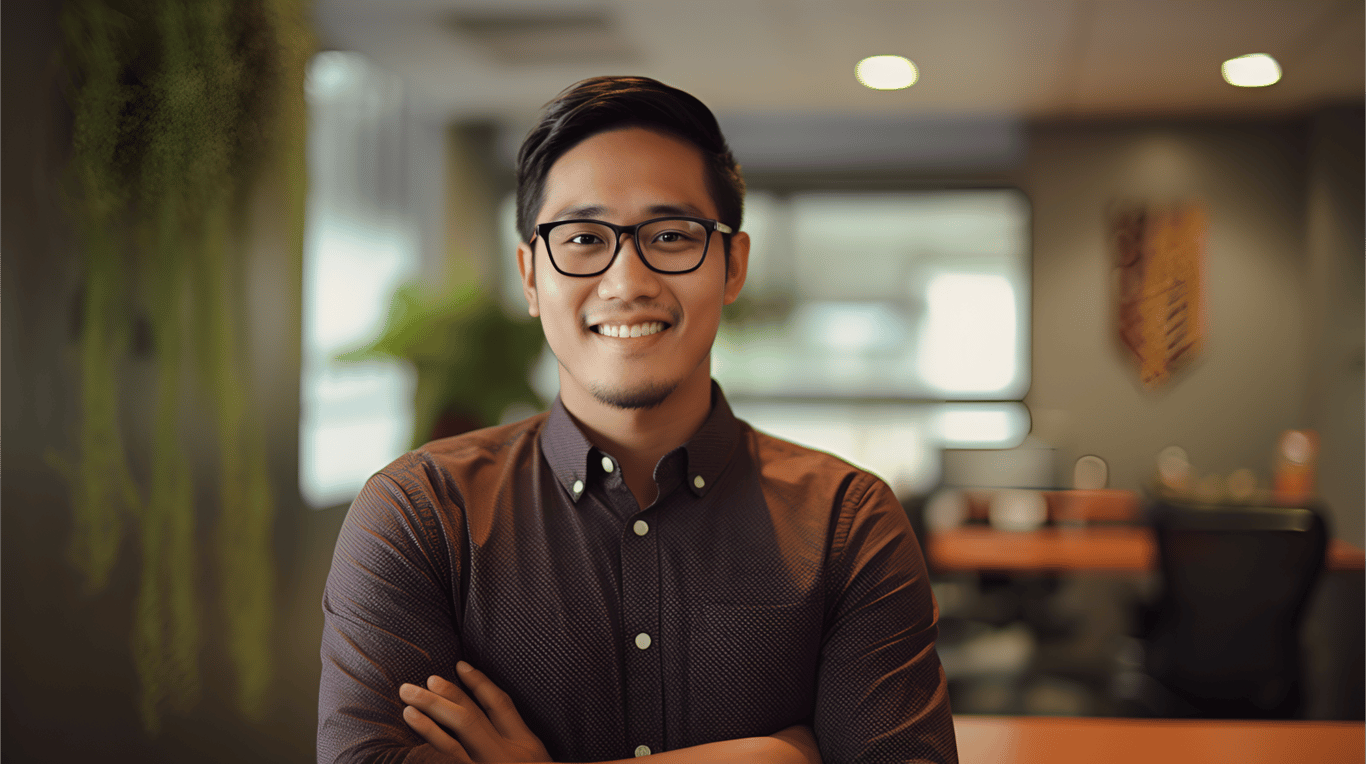 virtual human resource smiling