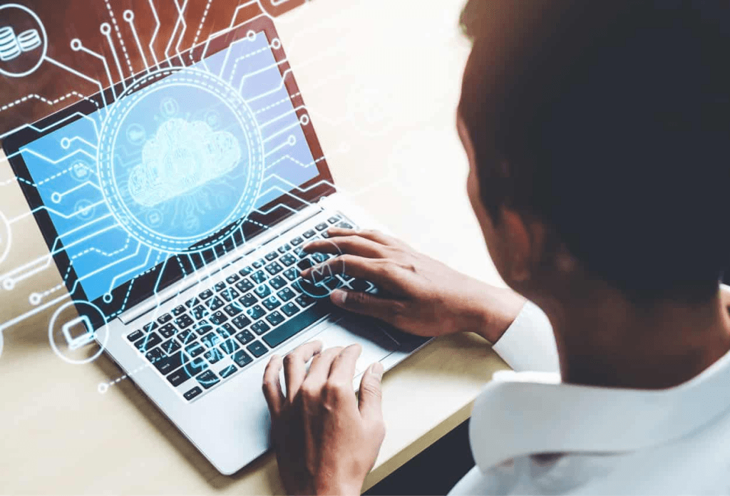 virtual assistant doing data entry job
