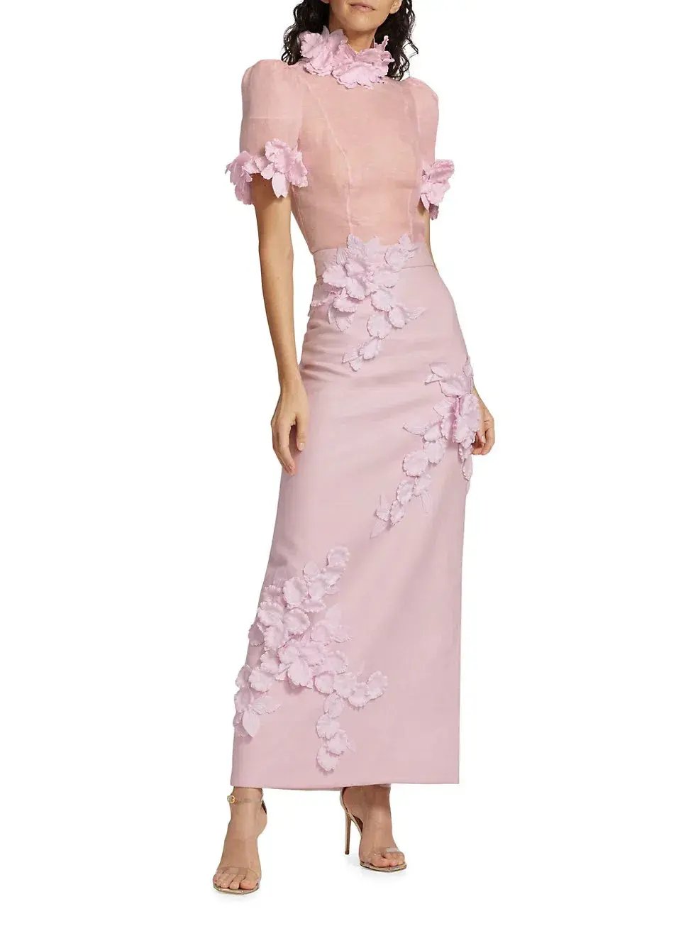 Zimmermann High Tide Flower Shirt and Skirt Set Lilac Size 0/AU 8 photo 2