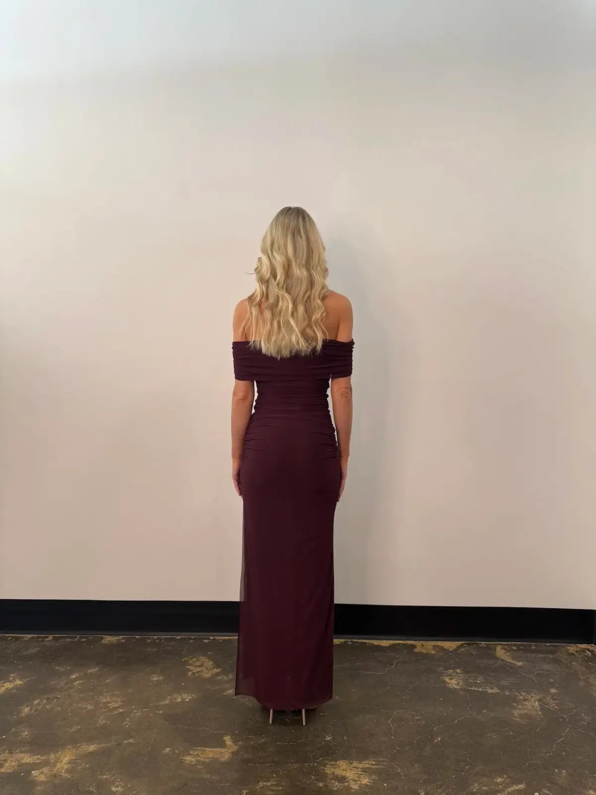 Bec & Bridge Poppy Gathered Maxi Plum Size 8 photo 5