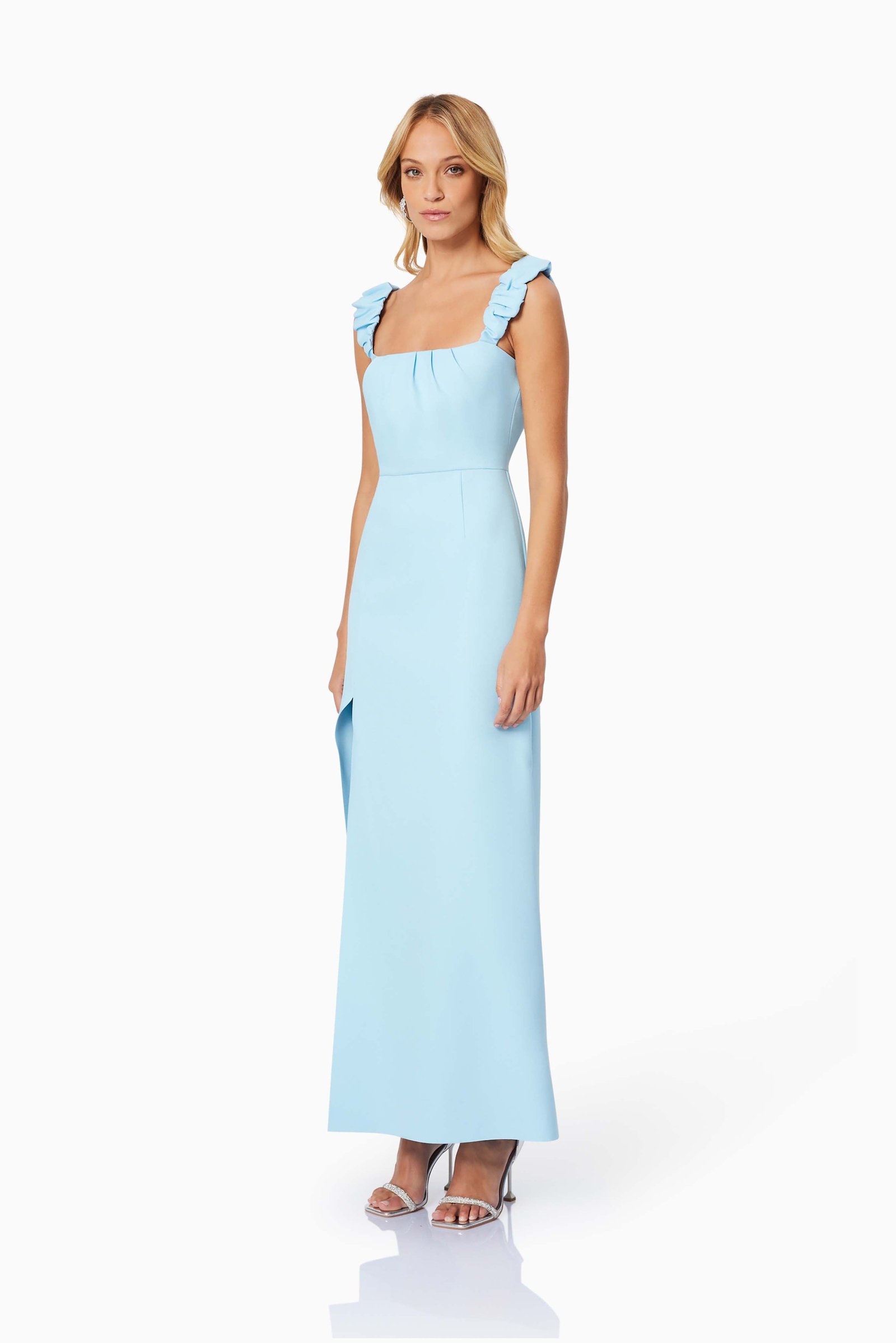 ELLIATT DESTINY MAXI DRESS - ICE BLUE photo 6