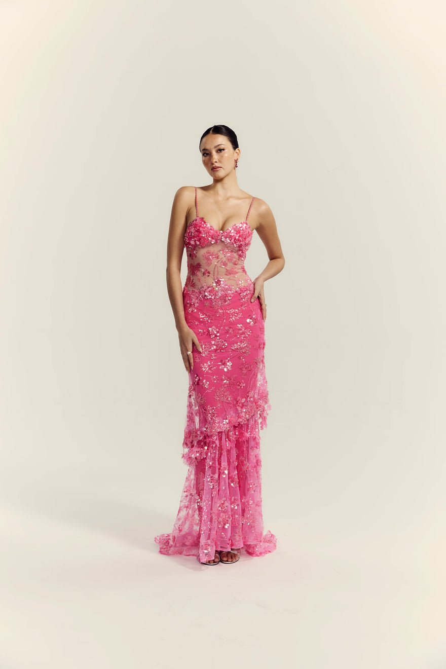 Cha Collective Dahlia Maxi in Pink photo 2