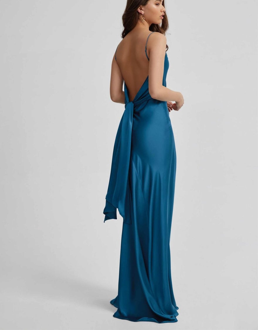 Lexi Romy Dress, Teal photo 4