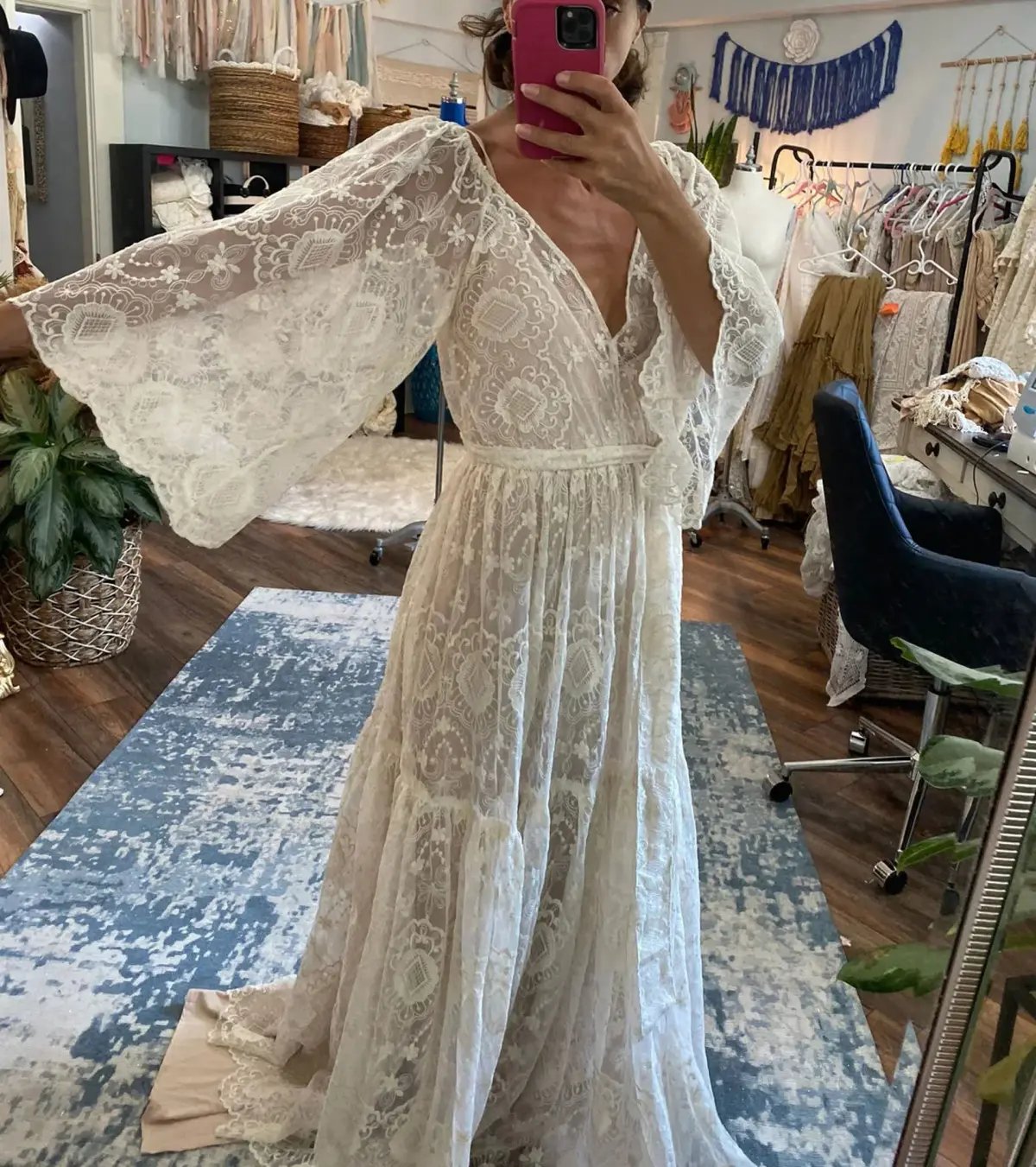 We Are Reclamation Be Love Gown White Size 18 photo 25