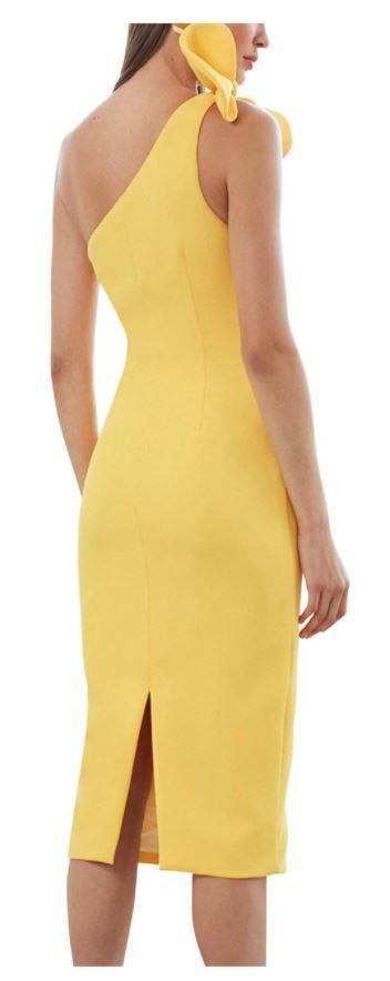 By Johnny Pollen Tie Midi Dress Size 6 photo 2