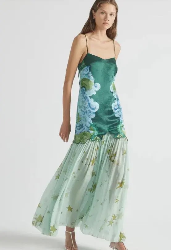 Antipodean Runaway Star Drop Waist Gown Size AU 8 photo 2