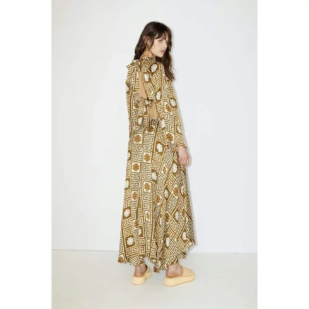Alemais Dimi Cut Out Dress Maxi Green Size AU 12 photo 2