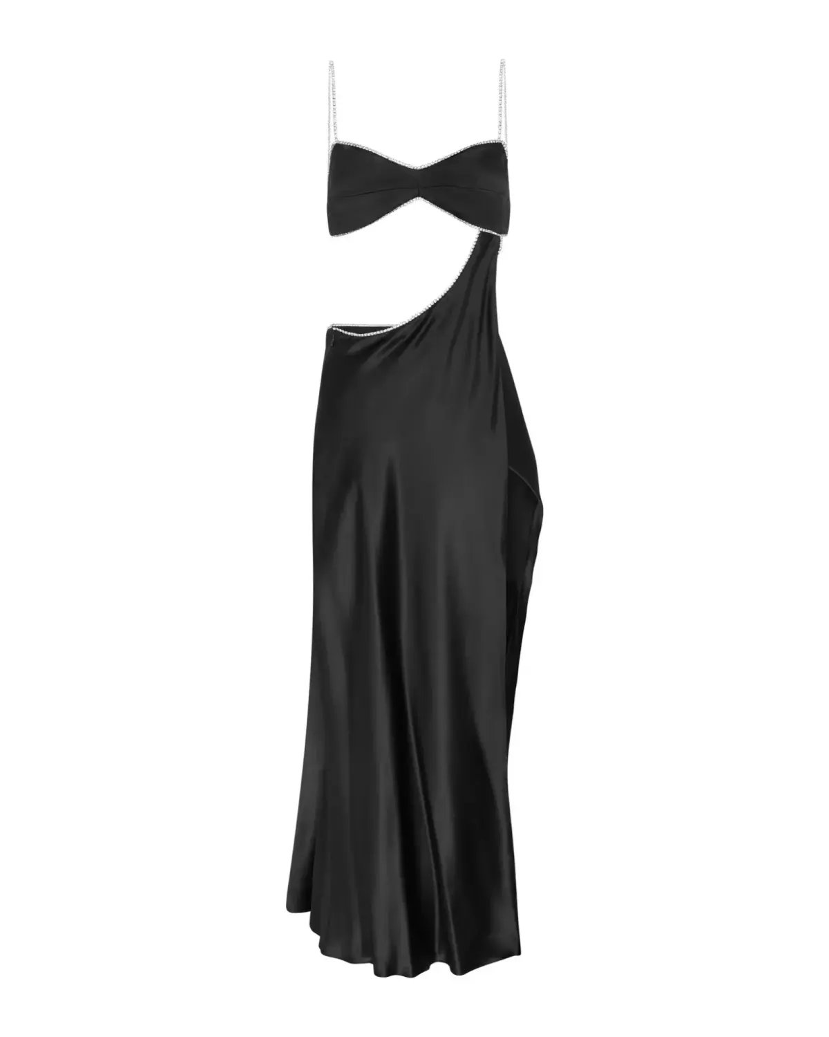 Michael Lo Sordo Symic Crystalline Luna Dress Black Size AU 8 photo 5
