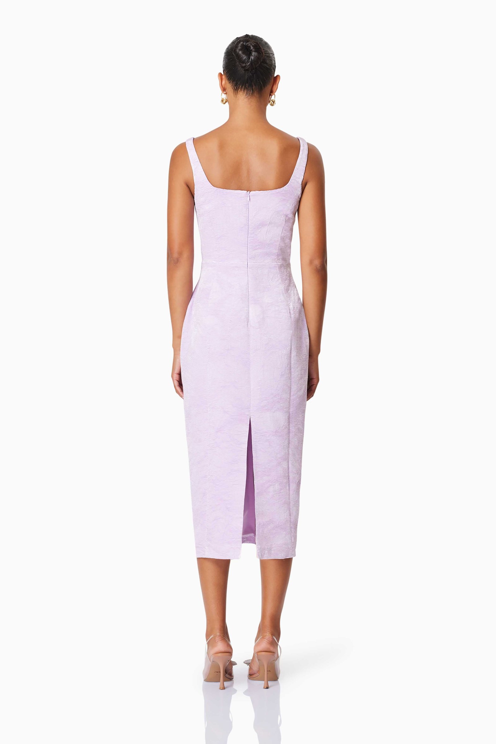 ELLIATT DASHER MIDI DRESS - LILAC photo 4