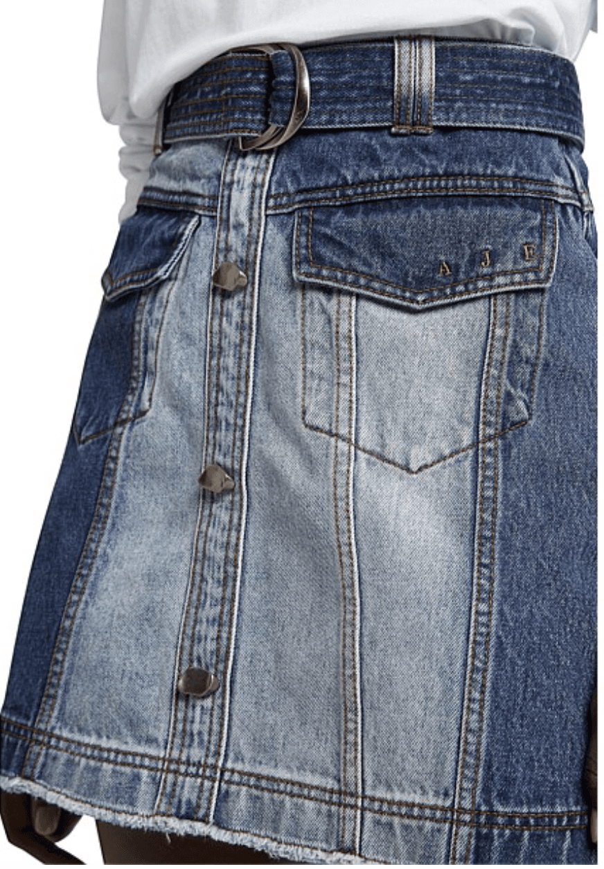 Aje Freecycle Denim Skirt photo 3