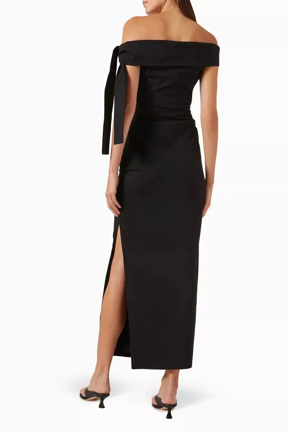 SIR The Label Dahlia Black Gown Size 12 photo 4