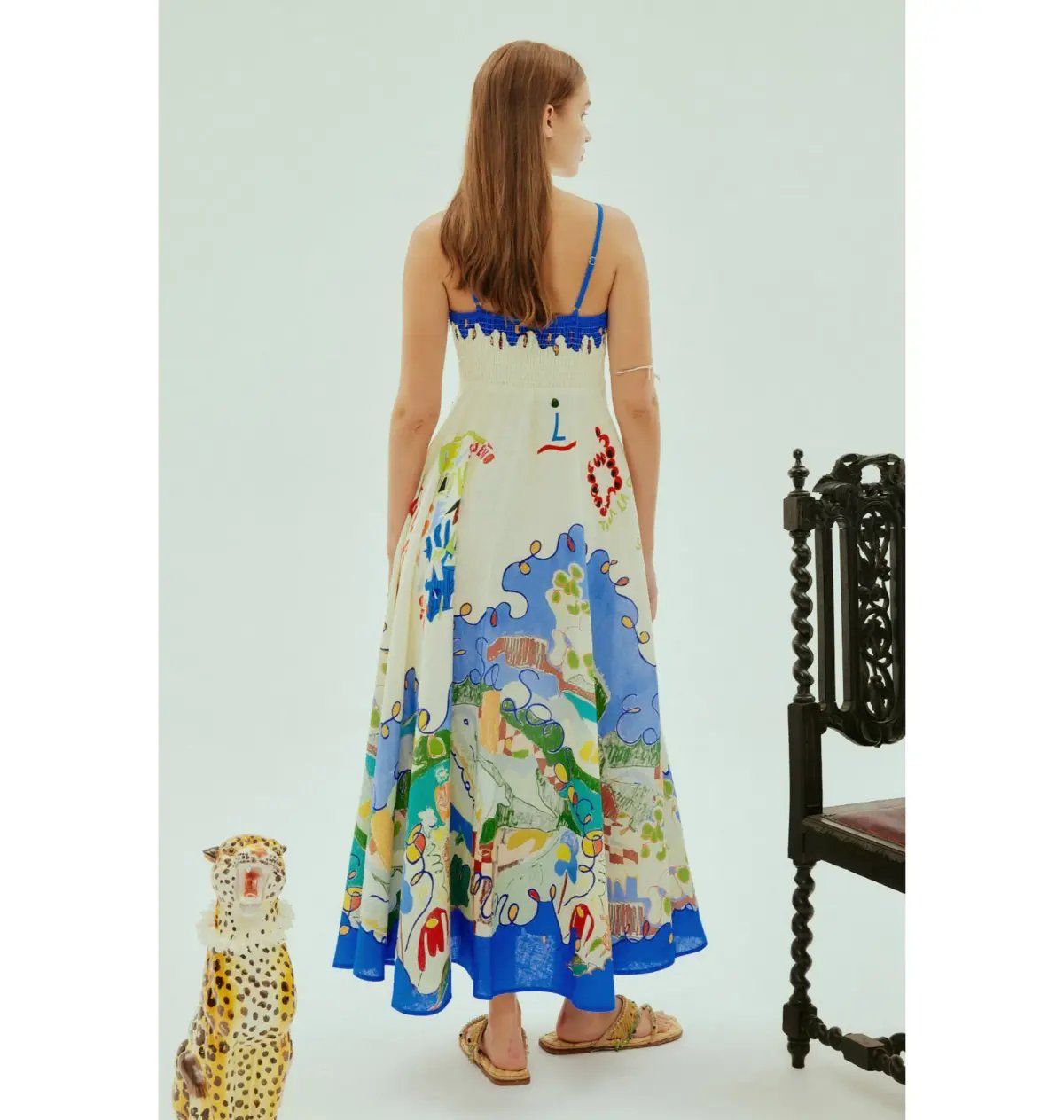 Alemais Nadia Sundress Print Size AU 10 photo 4
