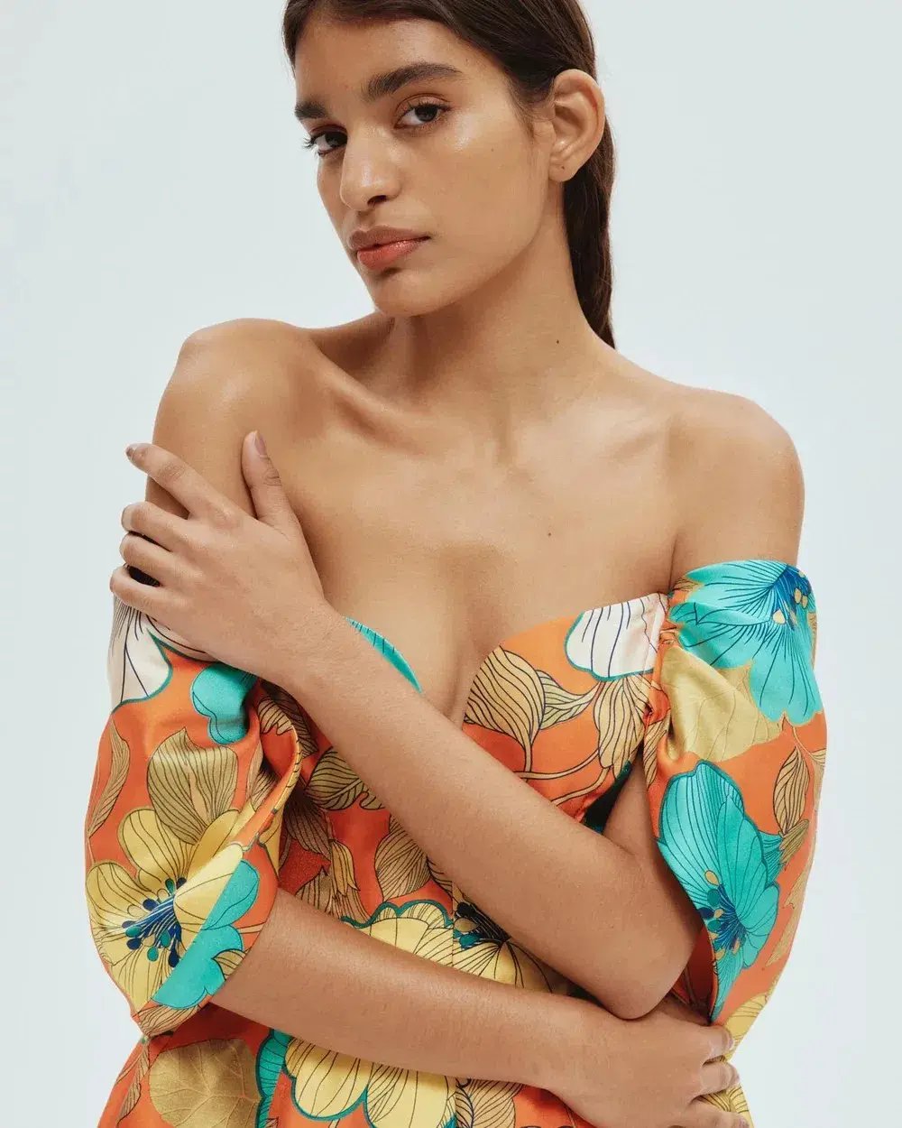Alemais Piato Sculpt Mini Dress Floral Size 10 photo 6