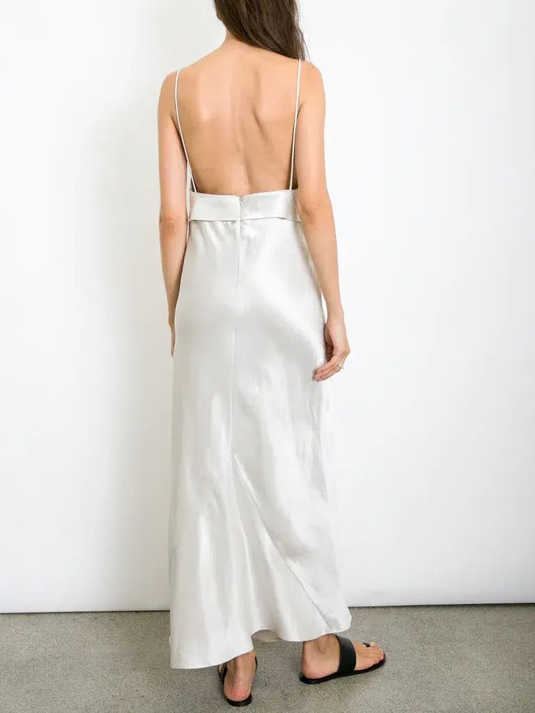 Christopher Esber Dune Structured Cami Dress Raw Silver Size 8 photo 3