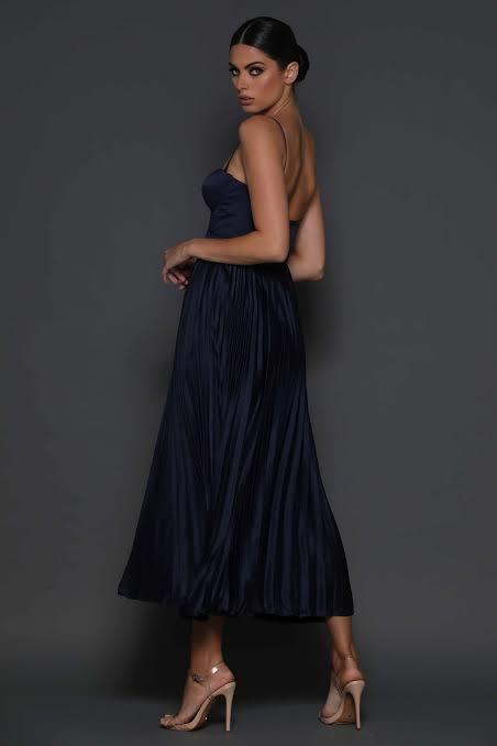 ELLE ZEITOUNE MILAN FRENCH NAVY SIZE 10 photo 2
