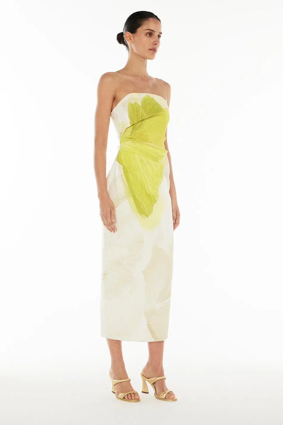 MANNING CARTEL LEVITATING BUTTERFLIES MIDI DRESS photo 2