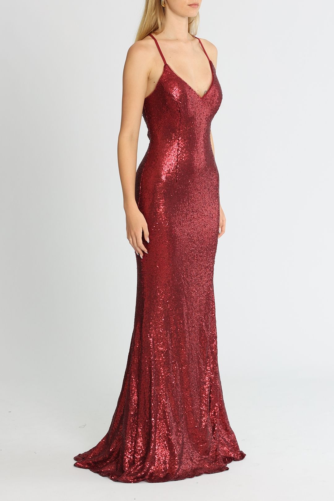 India Gown - Red photo 2