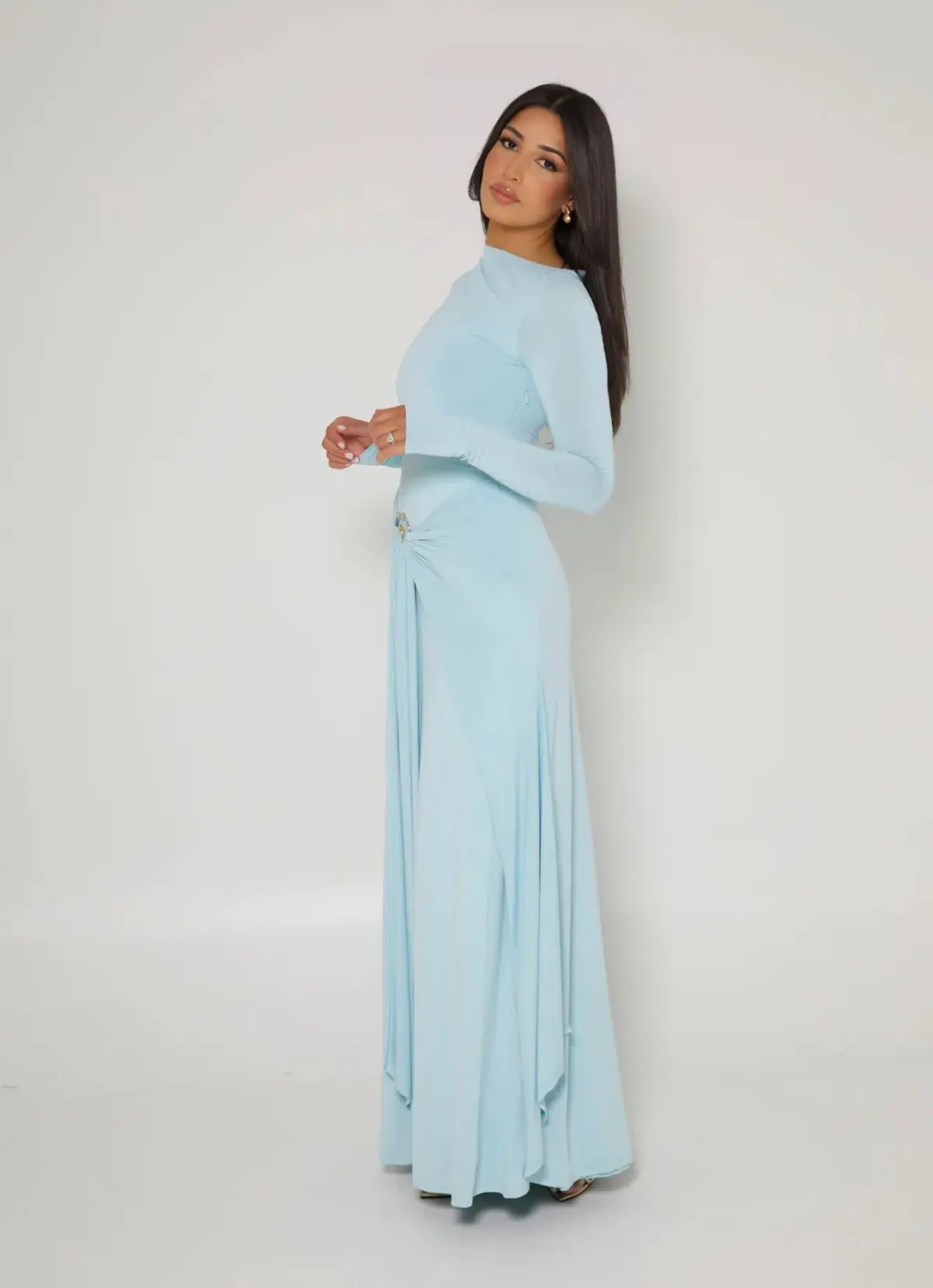 Alaía Muse Yasmin Maxi Dress Blue Size S / AU 8 photo 2