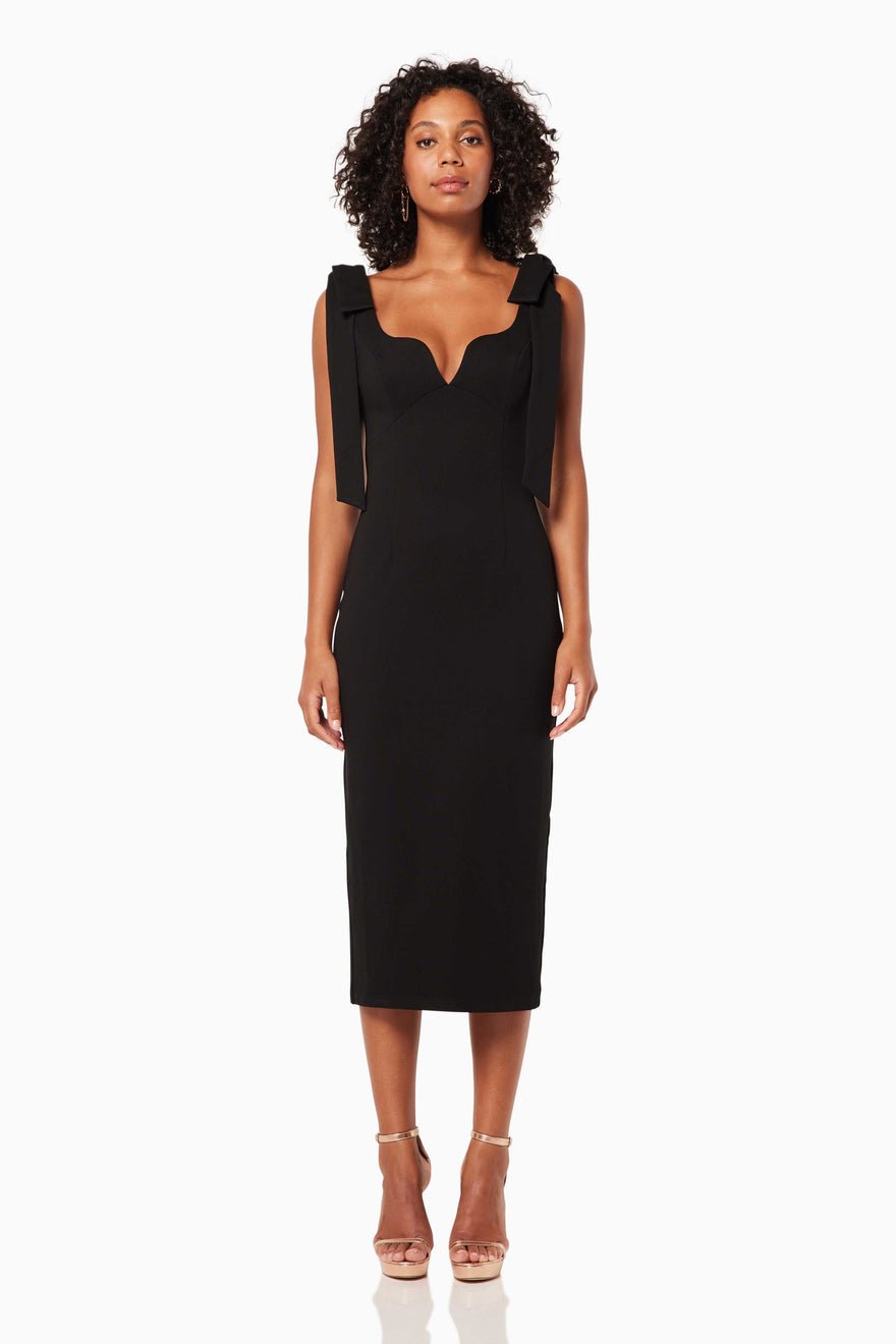 Elliatt Influential Dress - Black photo 3