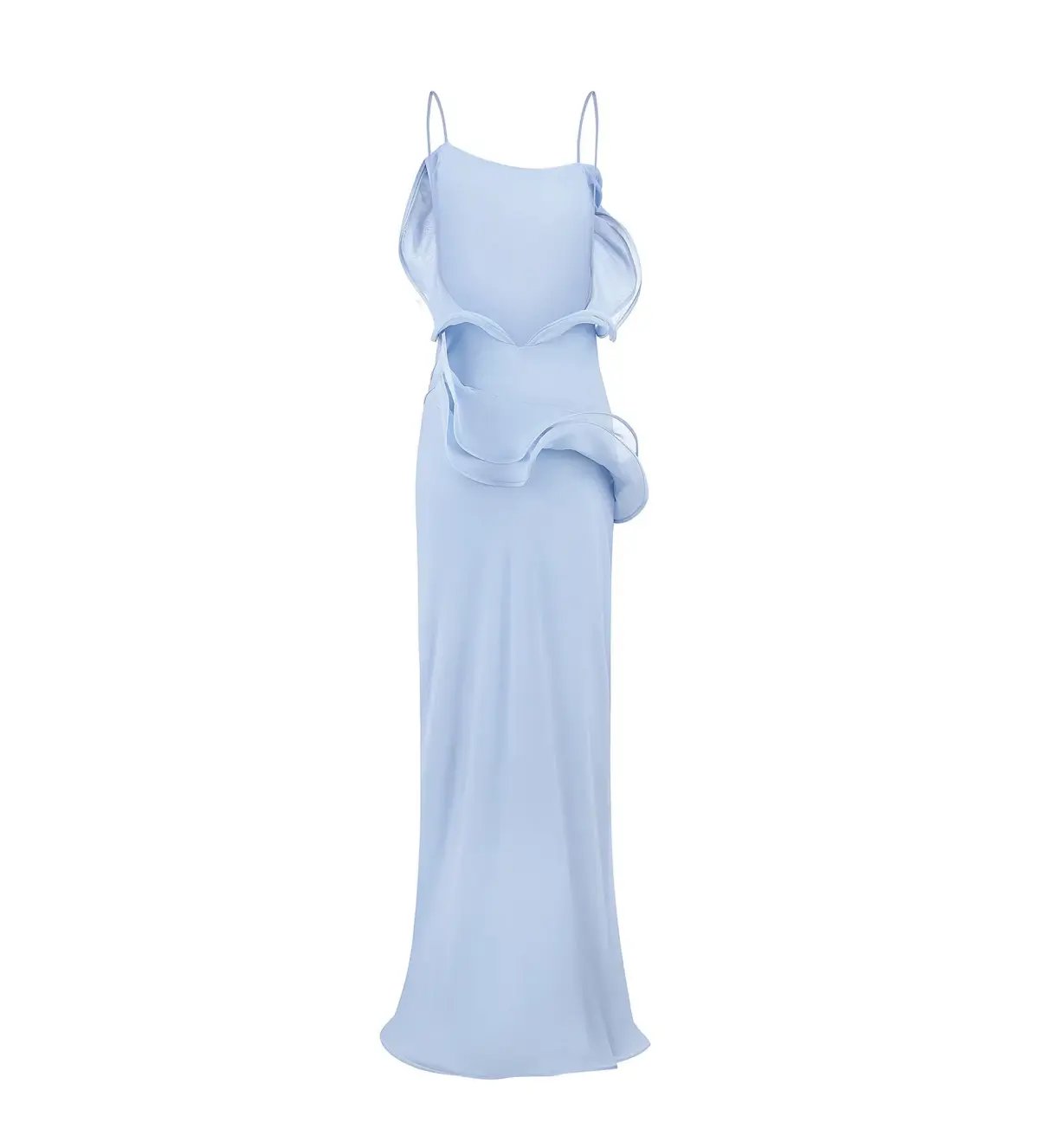 Selezza London Chiffon Maxi Dress Baby Blue Size AU 6 photo 7